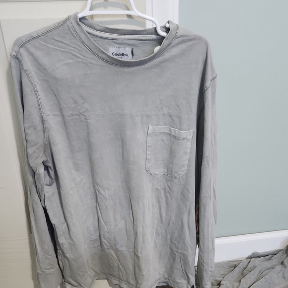 Goodfellow & Co Men's Gray Long Sleeve Tee - Picture 1 of 2
